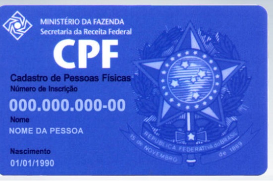 Cartão de CPF não será mais emitido